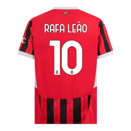 AC Milán Rafael Leao 10 Domácí 2024-25 - Fotbalové Dresy (S/S) AC Milán Rafael Leao 10 Domácí 2024-25 - Fotbalové Dresy (S/S)
